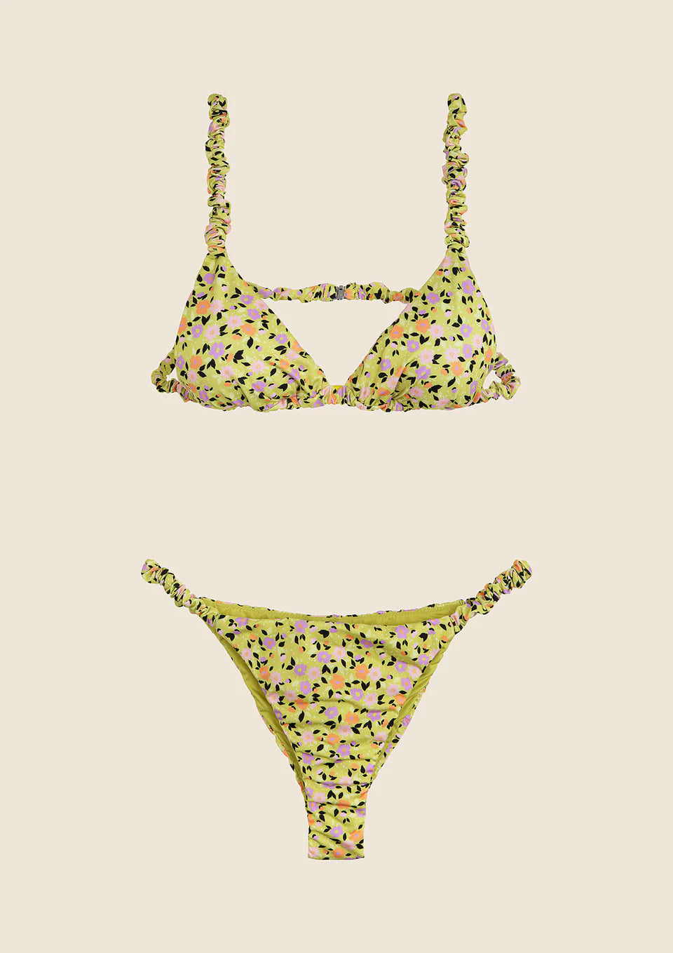 BIKINI DONNA ME FUI TRIANGOLO CON SLIP FISSO FANTASIA 0230-X09