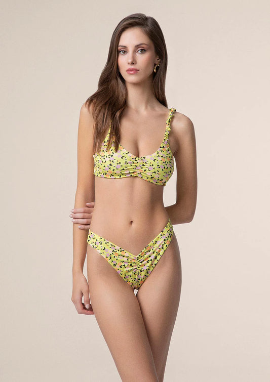 BIKINI DONNA ME FUI TOP CON SLIP AMERICANO FANTASIA 0231-X09