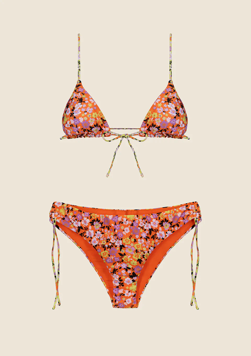 BIKINI DONNA ME FUI TRIANGOLO CON SLIP REGOLABILE COPRENTE FANTASIA 0240-X11