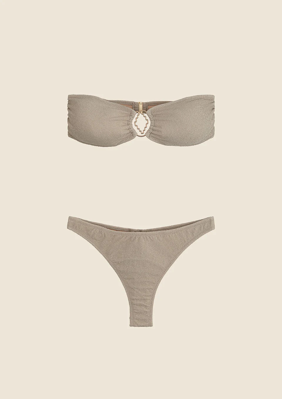 BIKINI DONNA ME FUI FASCIA CON SLIP FISSO BEIGE 0501-BG