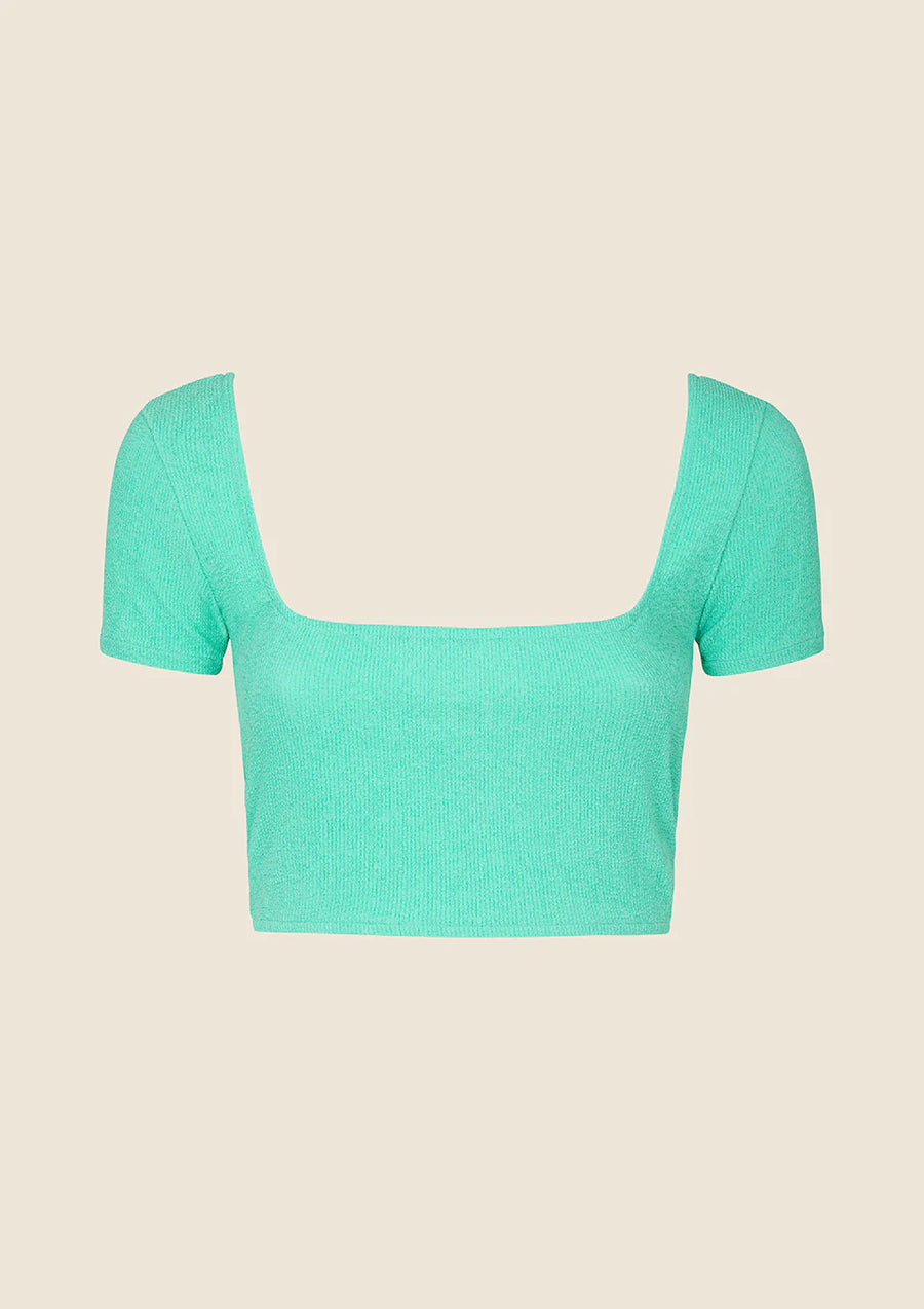 Top Crop Top Donna Me Fui Color Block 0506-Aq — 3/3