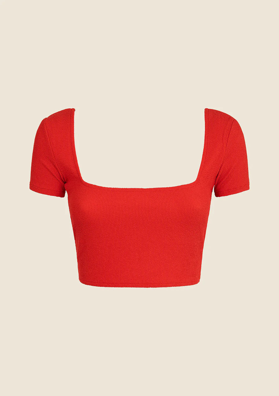 Top Crop Top Donna Me Fui Color Block 0506-Rd — 3/3