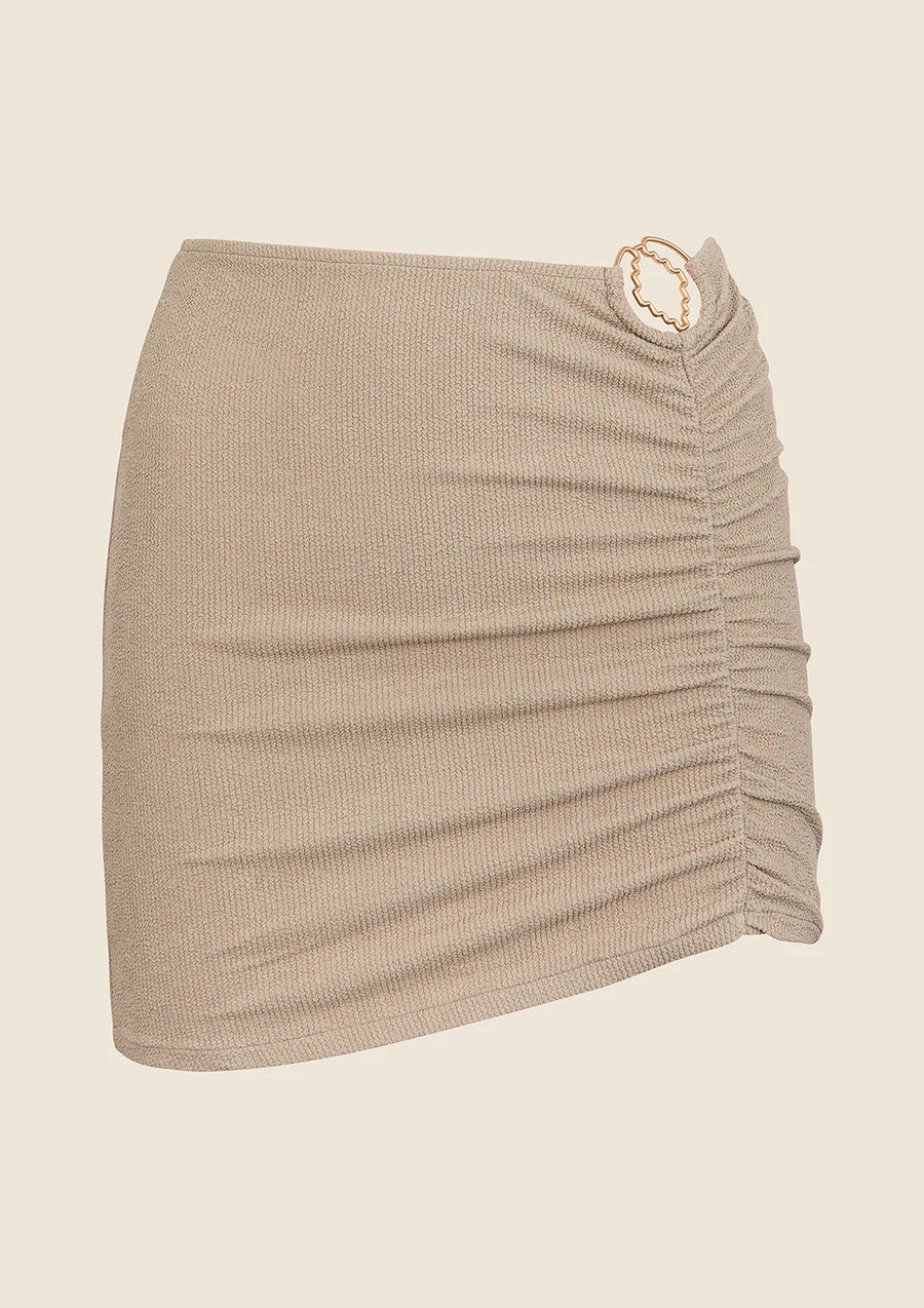 Gonna Corta Donna Me Fui Beige 0507-Bg — 3/3