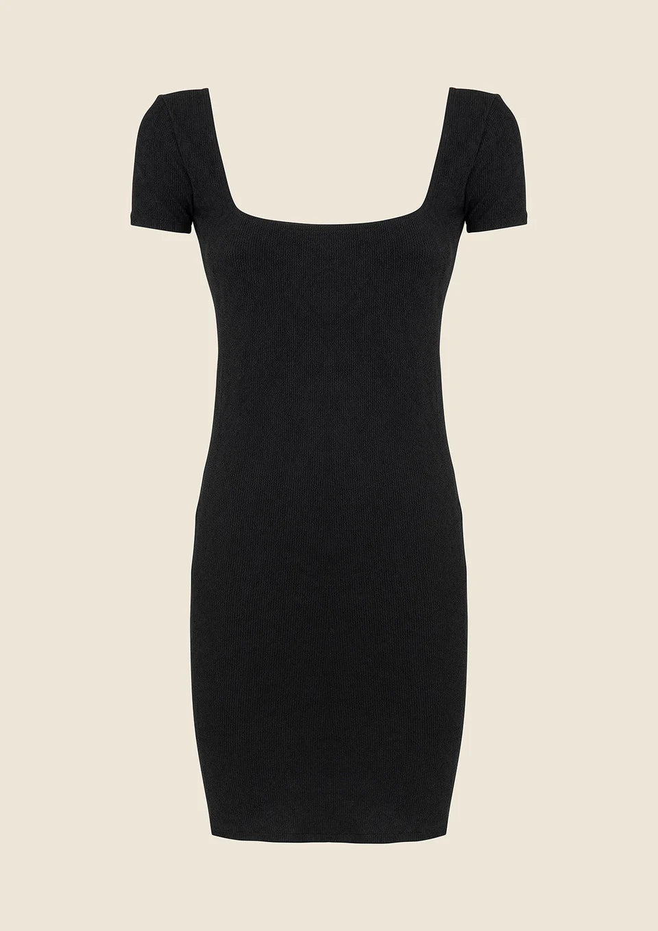 VESTITO CORTO DONNA ME FUI NERO 0508-BK