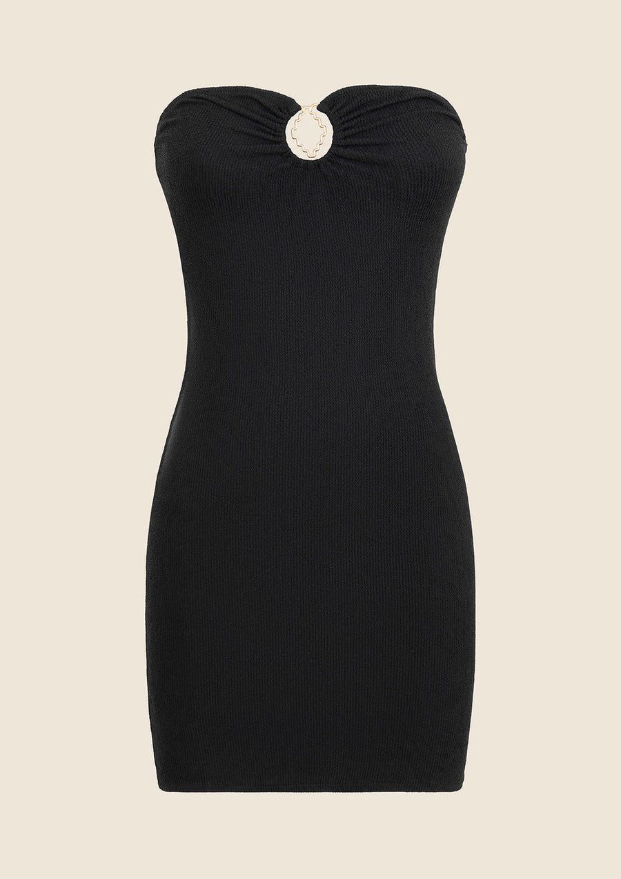 Vestito Corto Donna Me Fui Nero 0509-Bk — 3/3