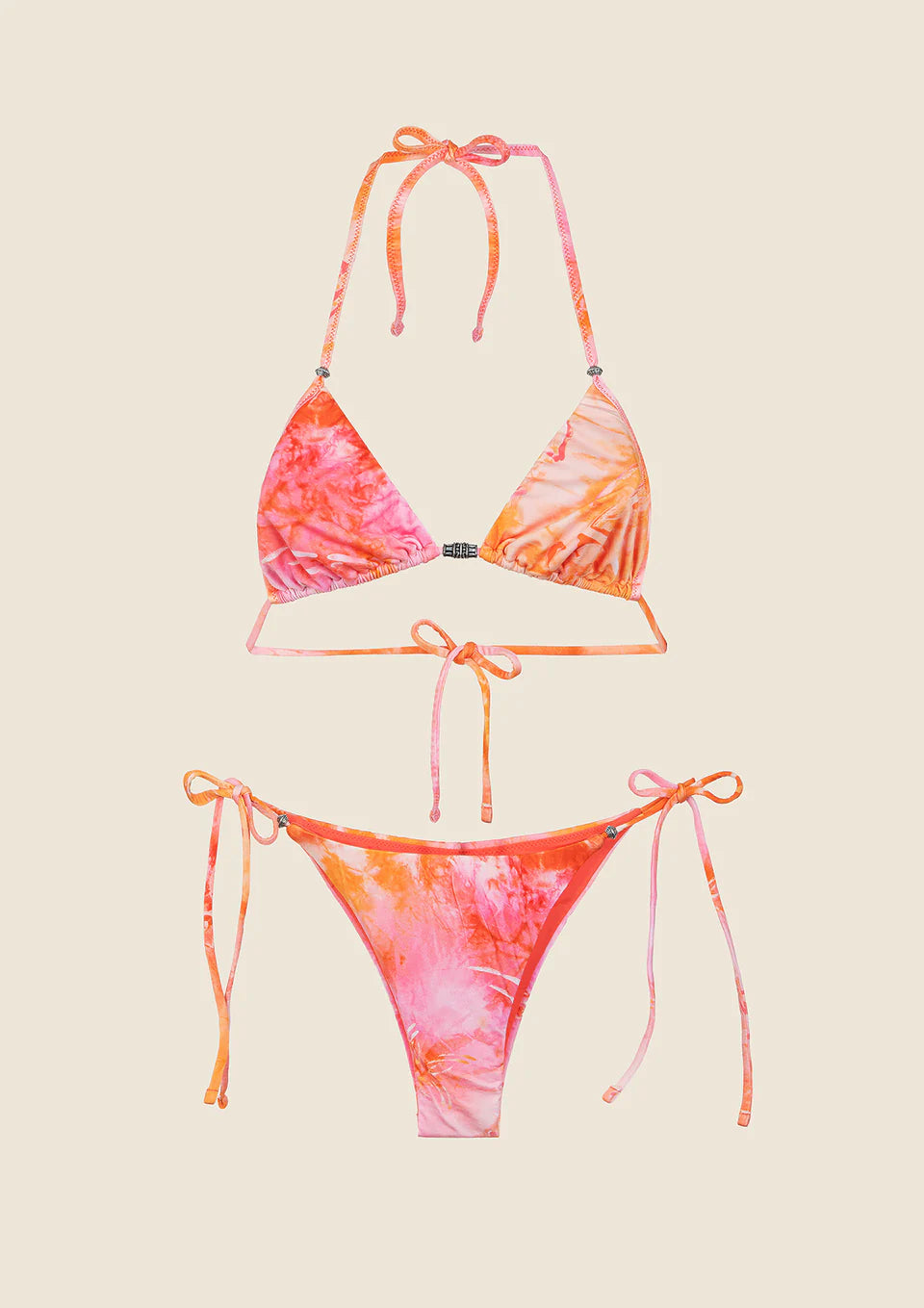 BIKINI DONNA ME FUI TRIANGOLO CON SLIP REGOLABILE FANTASIA 0720-X32