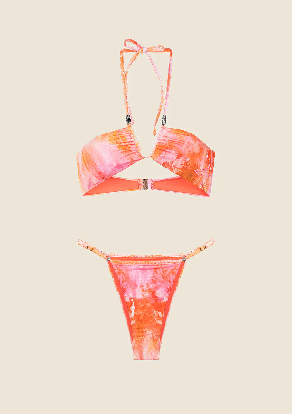 BIKINI DONNA ME FUI FASCIA CON FERRETTO E SLIP REGOLABILE FANTASIA 0721-X32