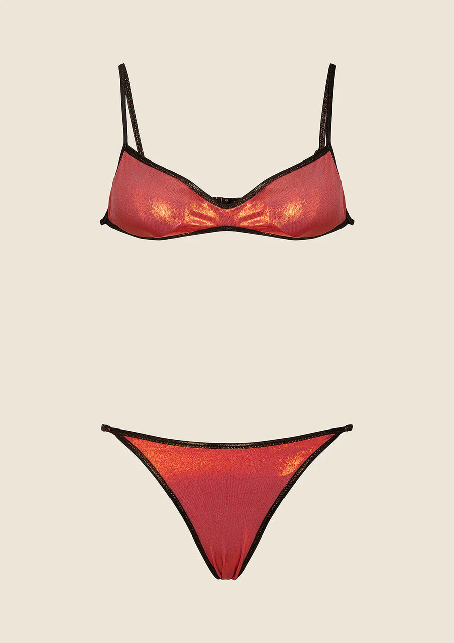 Costume Bikini Donna Me Fui Fascia con Slip Regolabile Arancione 0802_ Or — 3/3