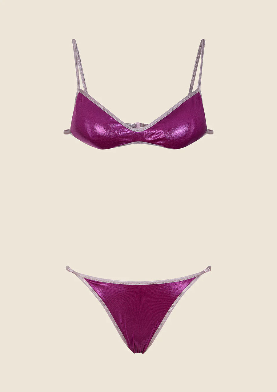 Costume Bikini Donna Me Fui Fascia con Slip Regolabile Fucsia 0802_ Fx — 3/3