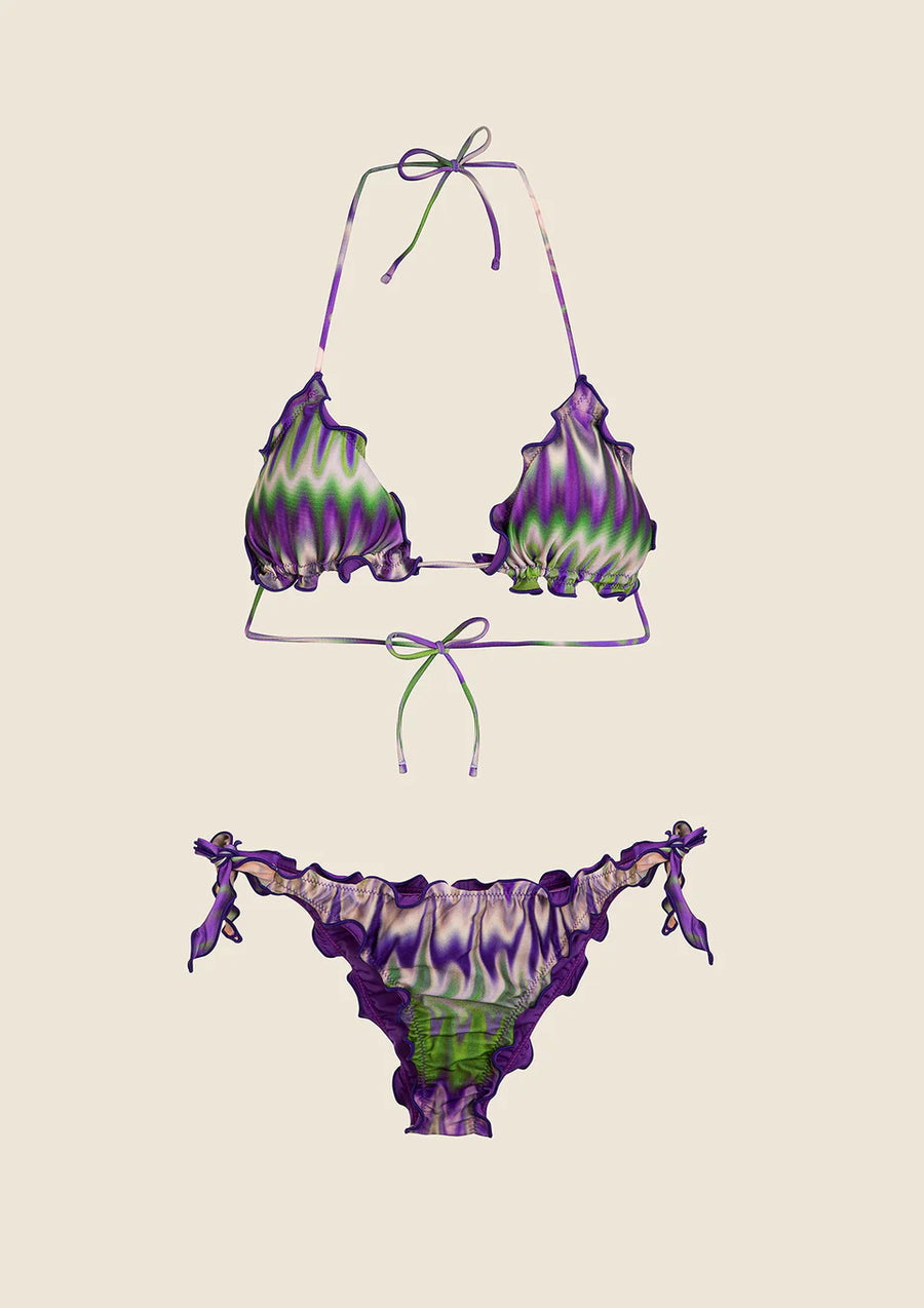 Costume Bikini Donna Me Fui Triangolo con Slip Regolabile Fantasia 1500-X20 — 3/3