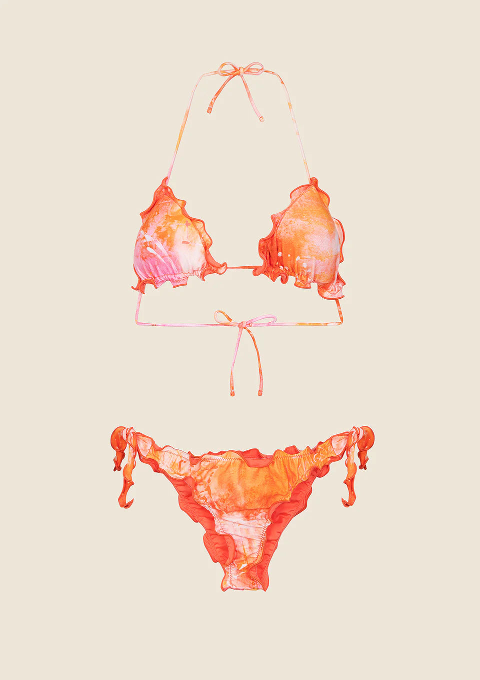 BIKINI DONNA ME FUI TRIANGOLO CON SLIP REGOLABILE FANTASIA 1500-X32