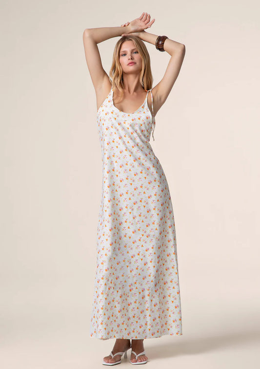 VESTITO LUNGO DONNA ME FUI FANTASIA 1601-X08