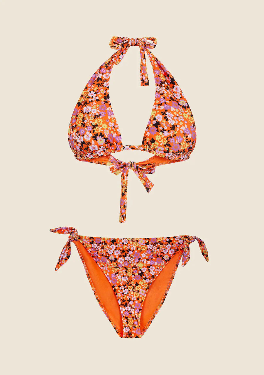 Costume Bikini Donna Me Fui Triangolo Alto con Slip Regolabile Fantasia 2000-X07