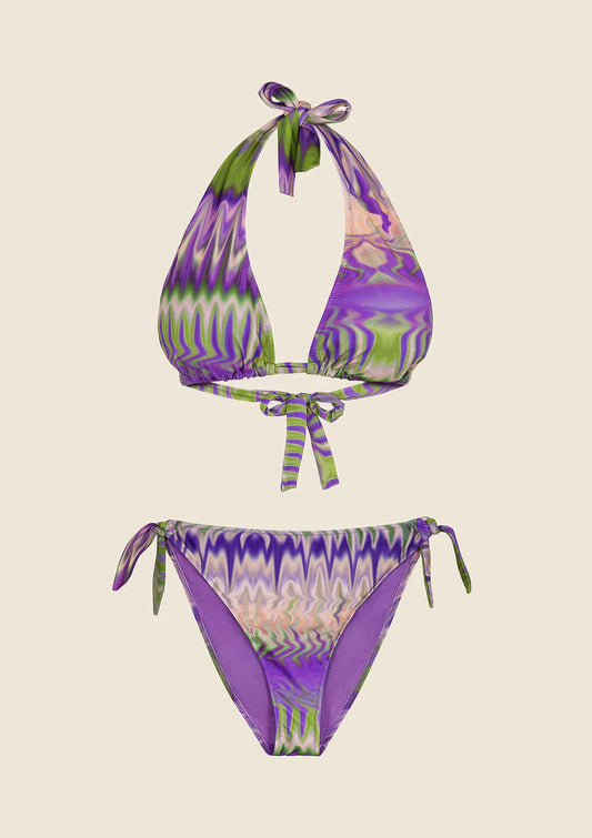 BIKINI DONNA ME FUI TRIANGOLO ALTO CON SLIP REGOLABILE FANTASIA 2200-X20