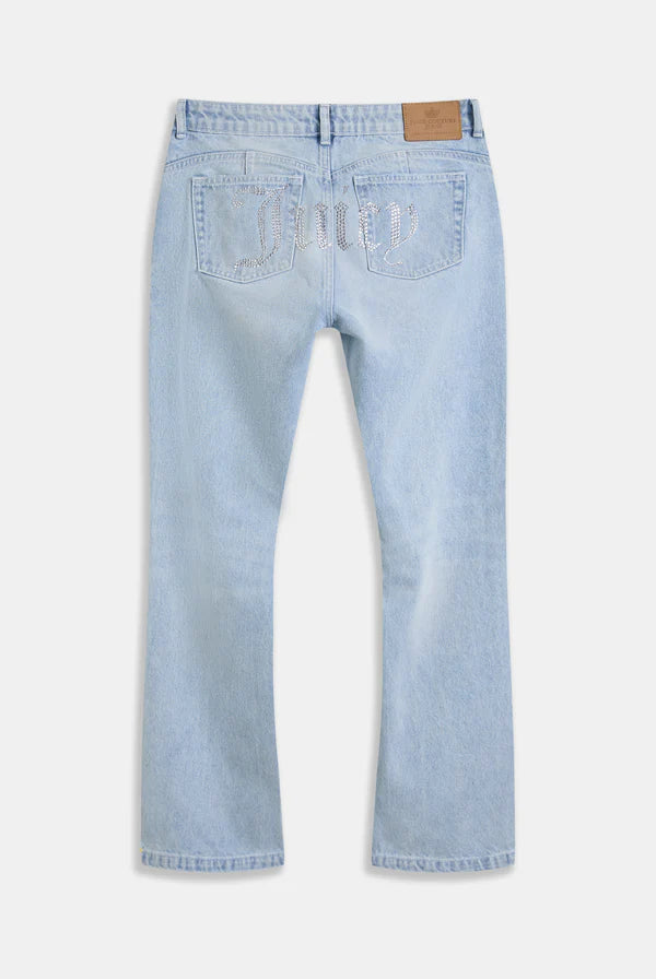 Jeans Donna Juicy Couture Mid Rise Bootcut – Lavaggio Chiaro