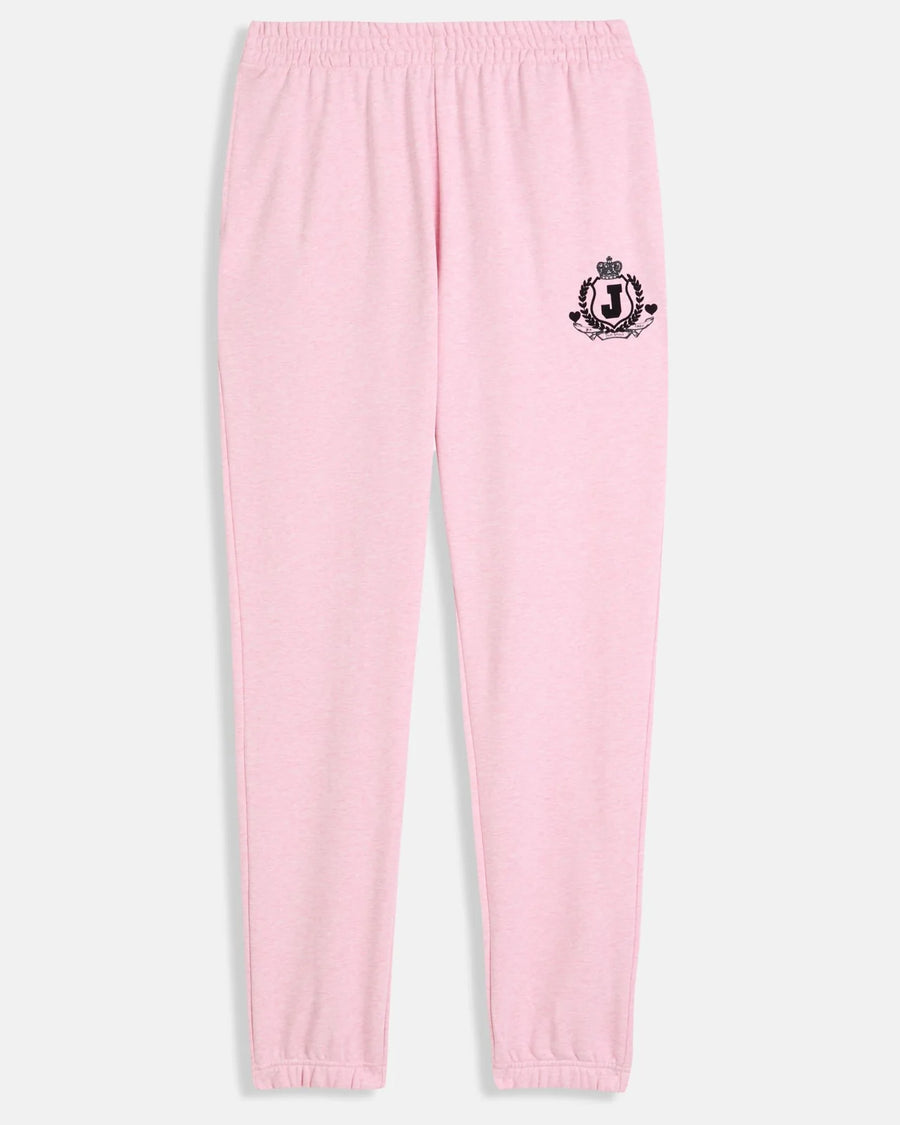 Juicy Couture - Vista Crest Cuffed Trackpants Pink Marl — 2/4