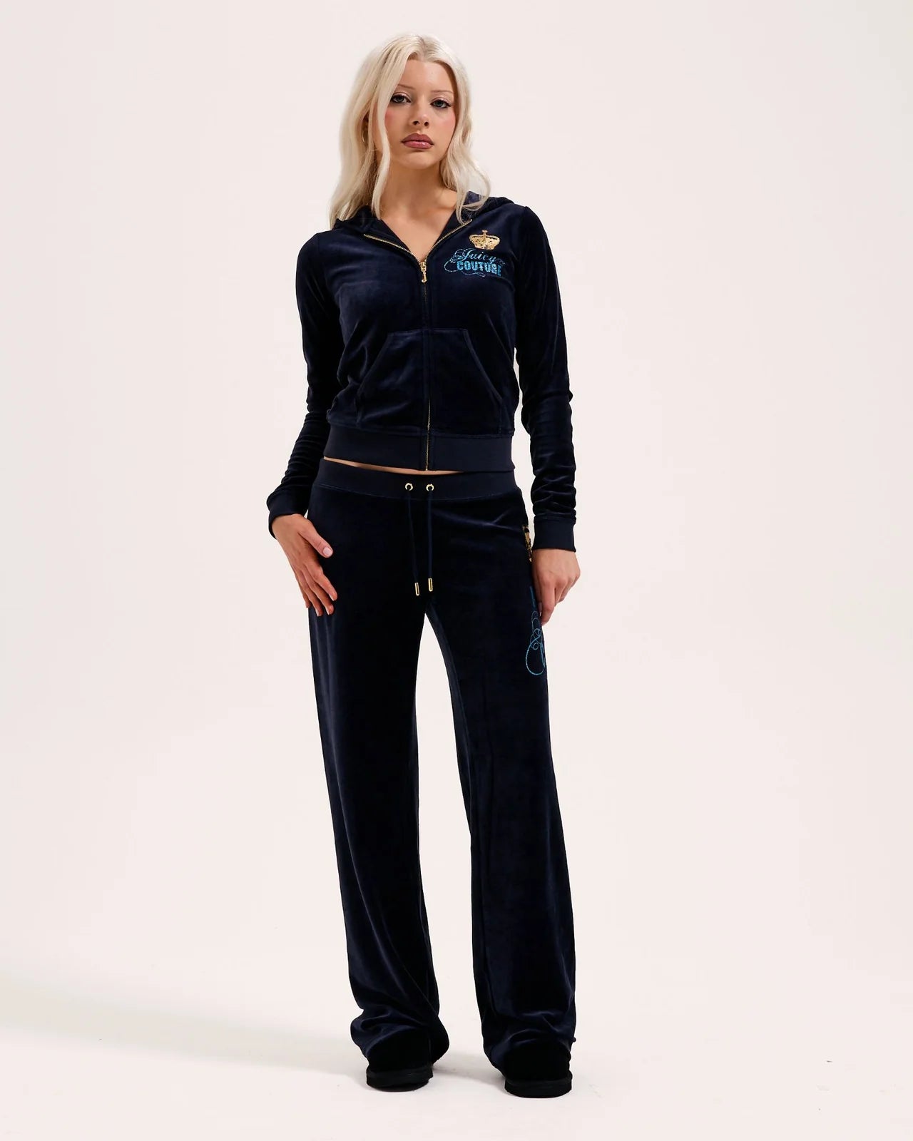 JUICY COUTURE - Her Majesty Robyn Hoodie Night Sky