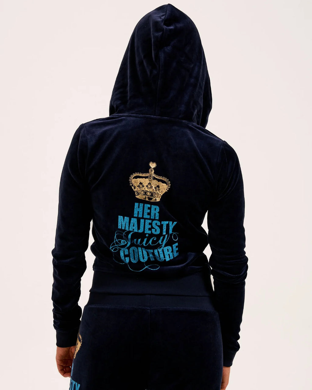 JUICY COUTURE - Her Majesty Robyn Hoodie Night Sky