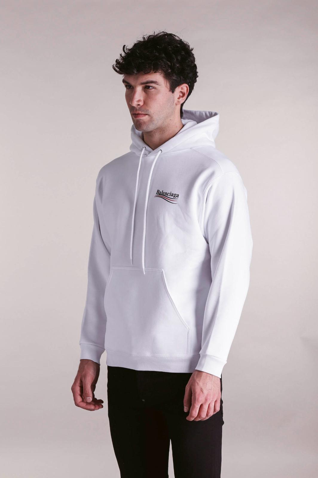 BALENCIAGA - FELPA CON CAPPUCCIO WL0600583