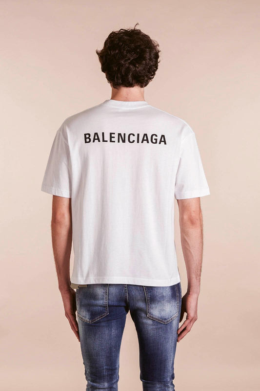 BALENCIAGA - TSHIRT IN COTONE BIANCA