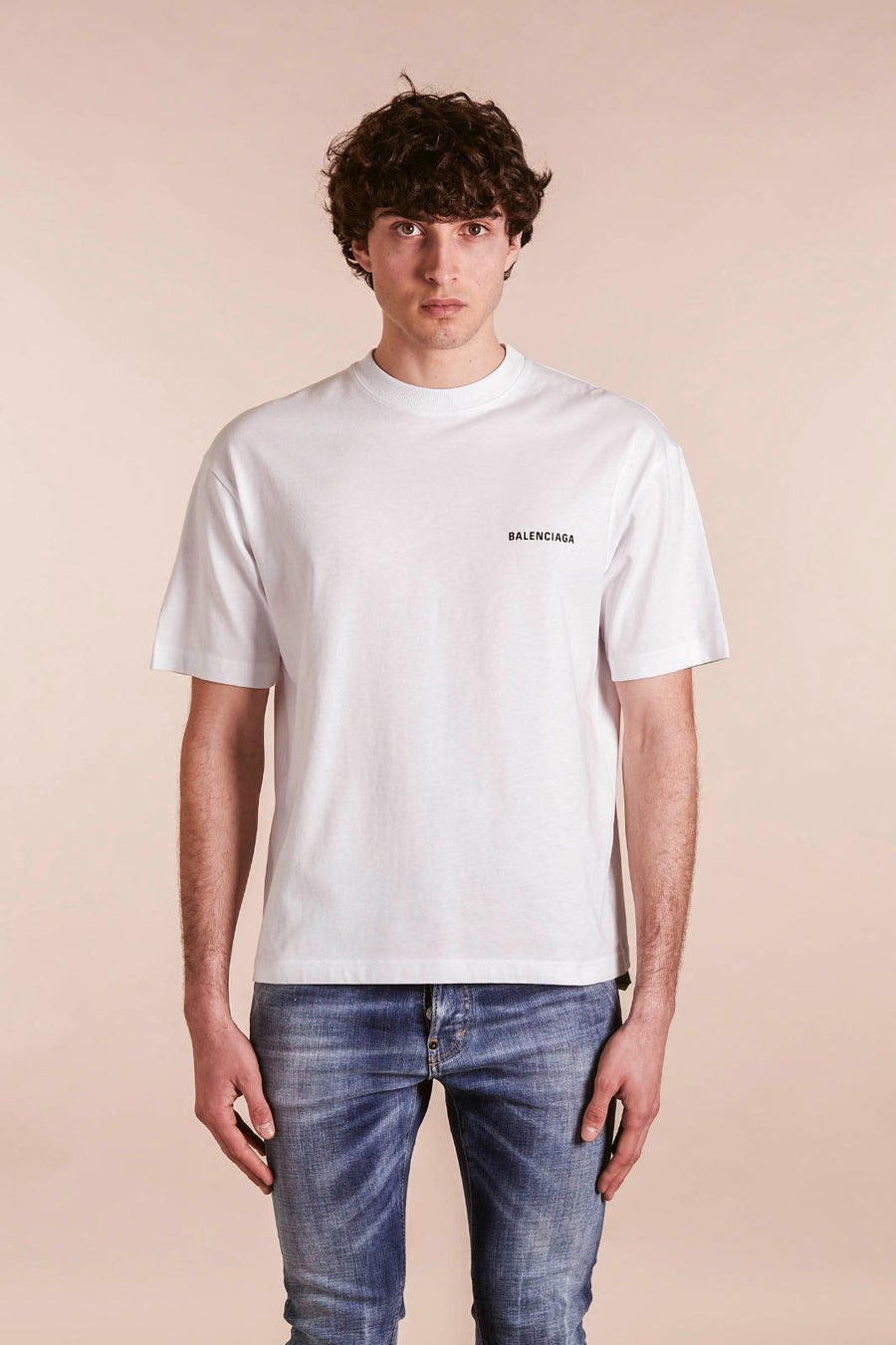 T-shirt Balenciaga - Tshirt in Cotone Bianca — 2/2