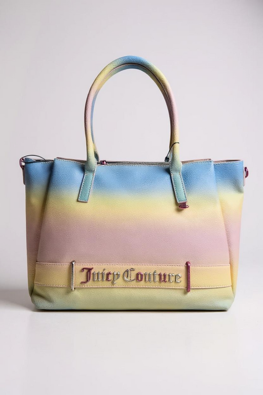 JASMINE L DOUBLE HANDLE PU RAINBOW