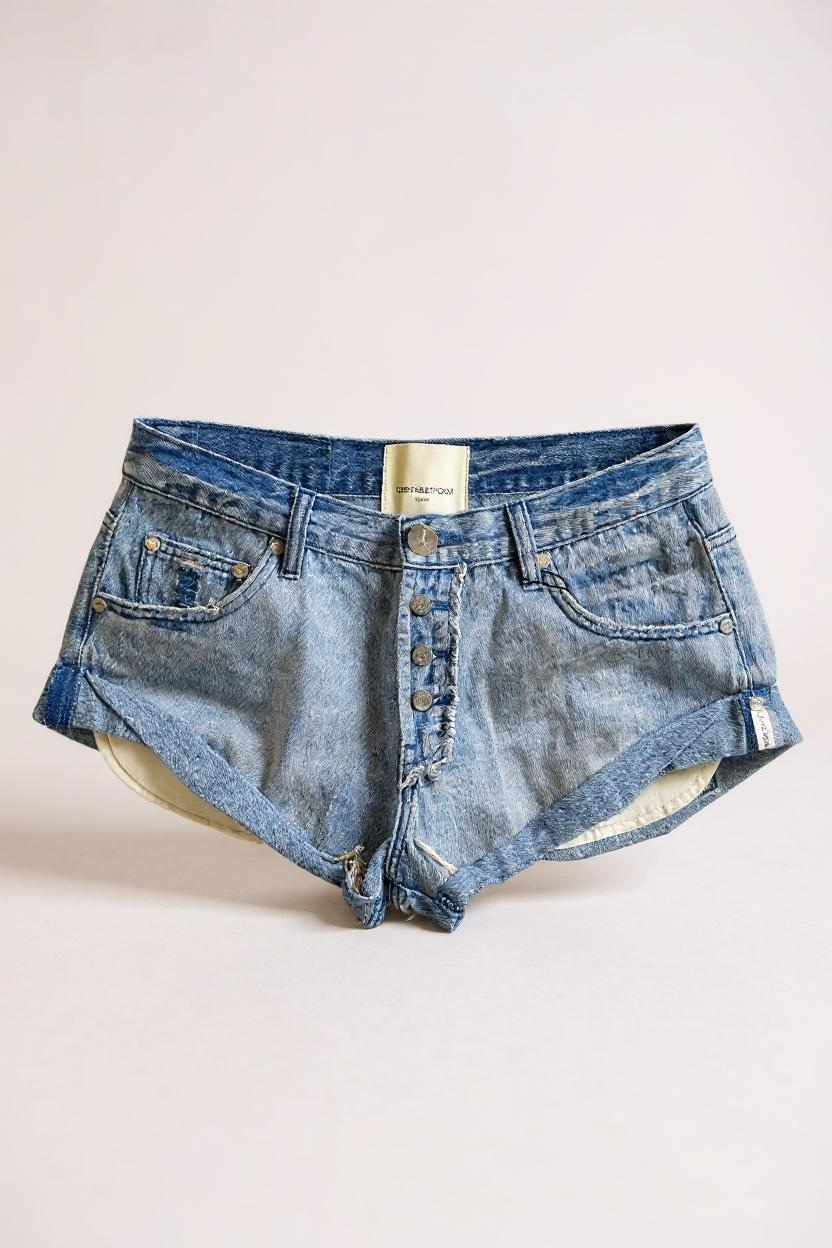 Pantaloncini One Teaspoon - Shorts Cupid Blue 26211 — 1/2