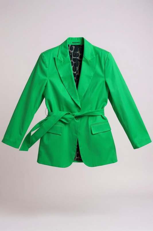 JAYCI - BLAZER IN RASO VERDE