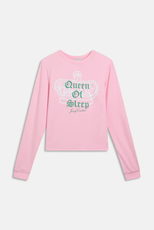 JUICY COUTURE - Juicy pink queen of sleep pyjama set