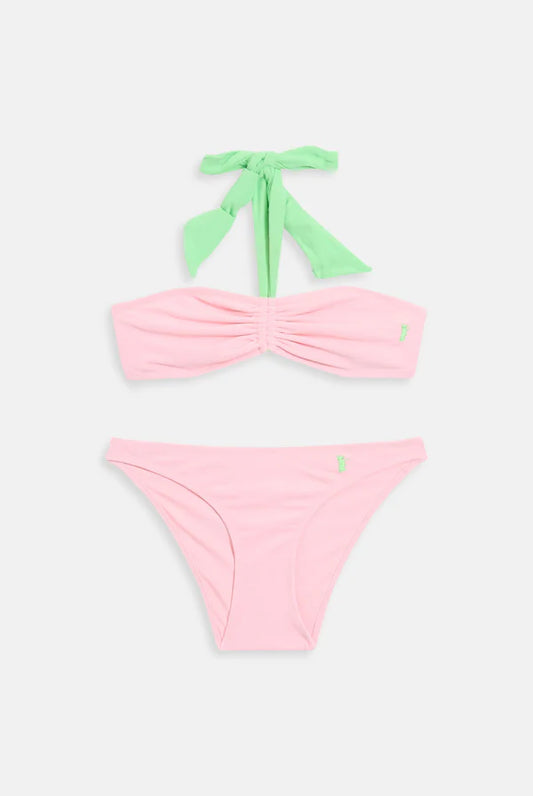 JUICY TOWELLING HALTER BIKINI SET