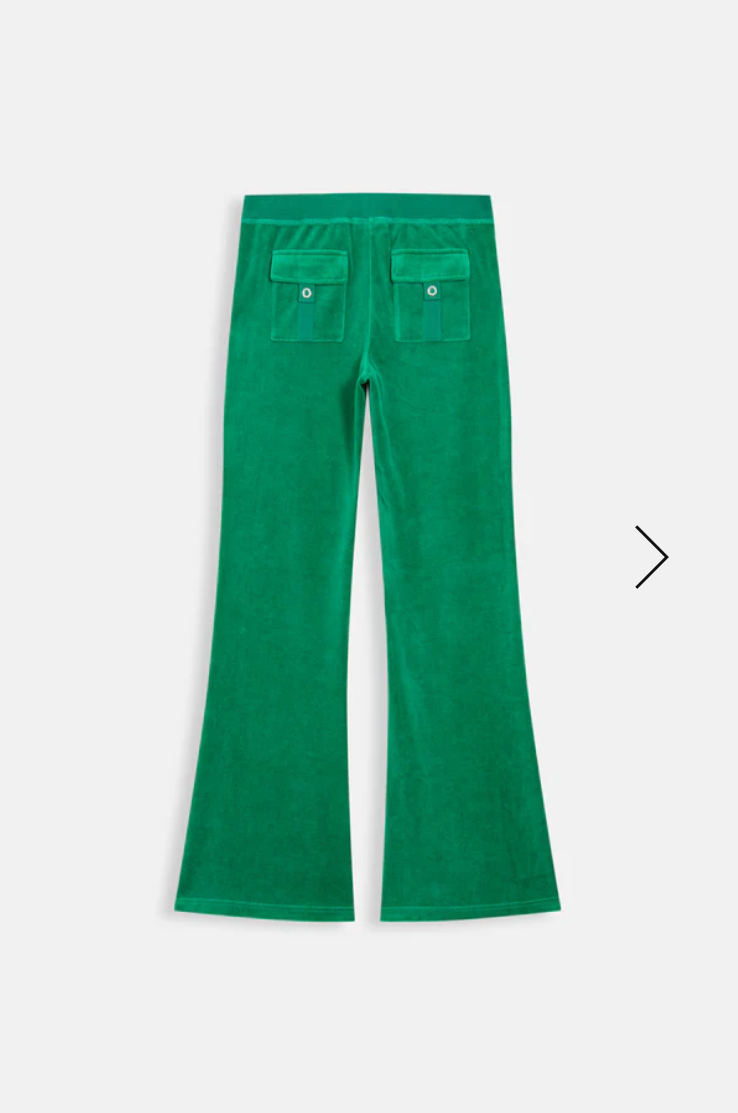 ULTRAMARINE ULTRA LOW RISE BAMBOO VELOUR HERITAGE POCKETED BOTTOMS