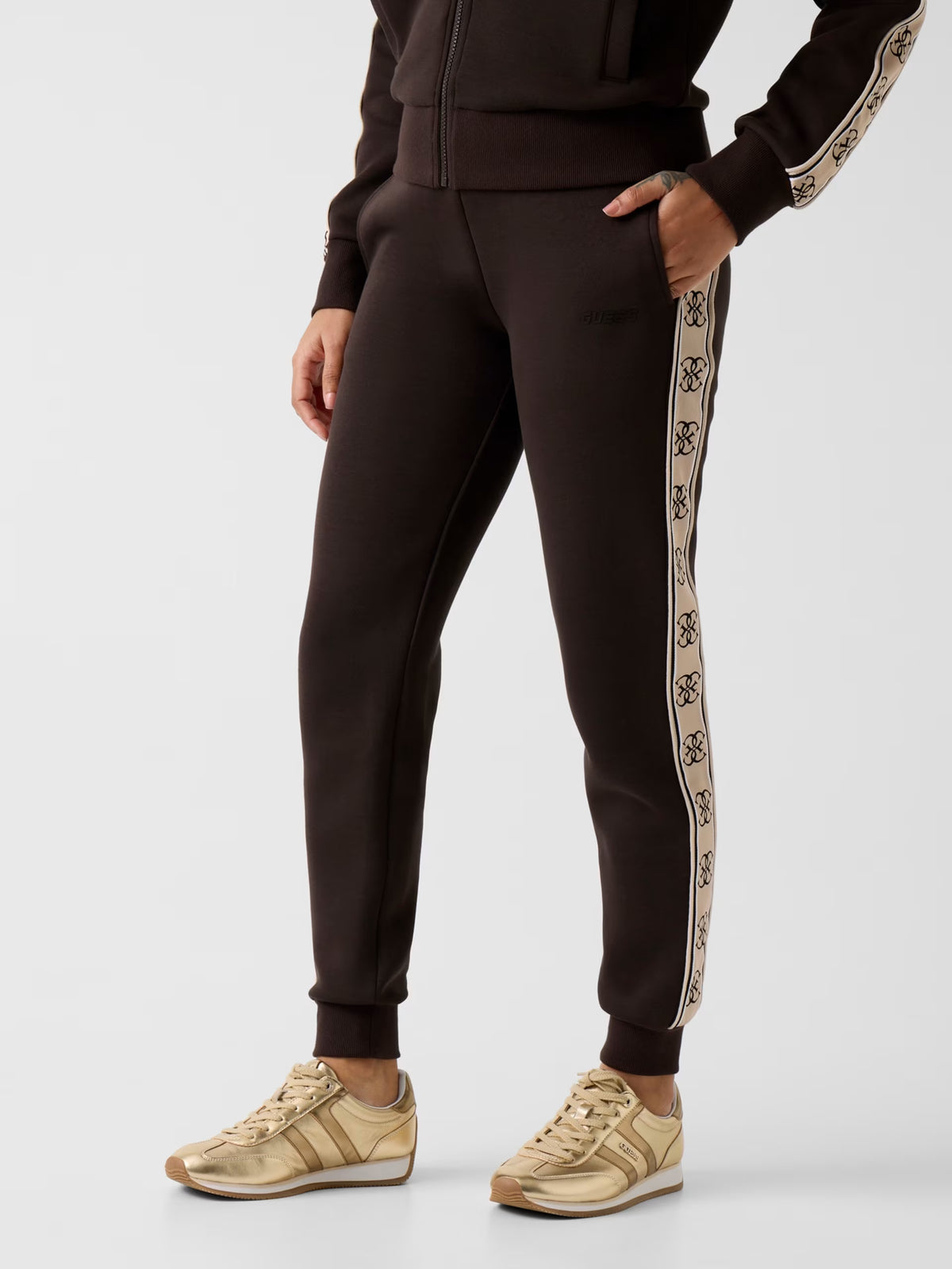 Pantaloni Guess - Pantaloni Jogger Logo Laterale
