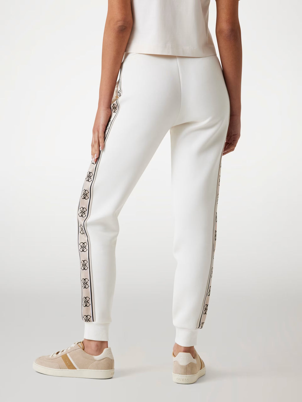 Guess - Pantaloni jogger logo laterale
