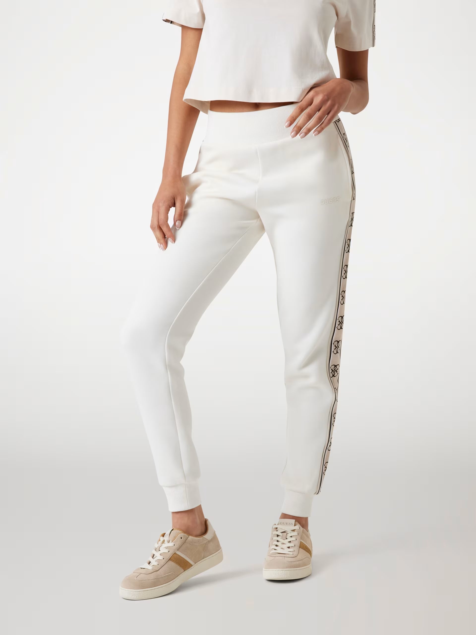 Guess - Pantaloni jogger logo laterale