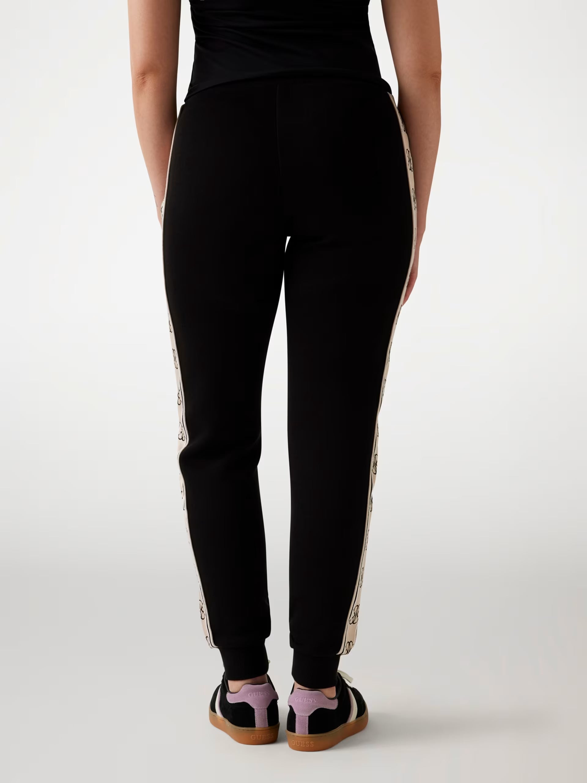 Pantalone Guess - Jogger Con Banda Laterale Logata