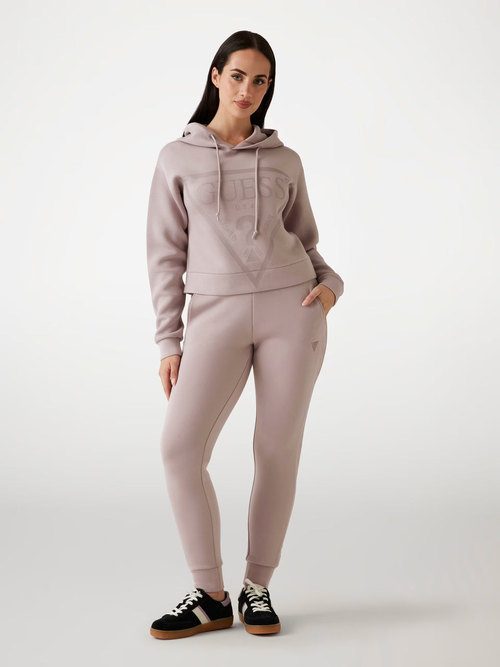 Felpa Guess - Felpa con cappuccio e logo