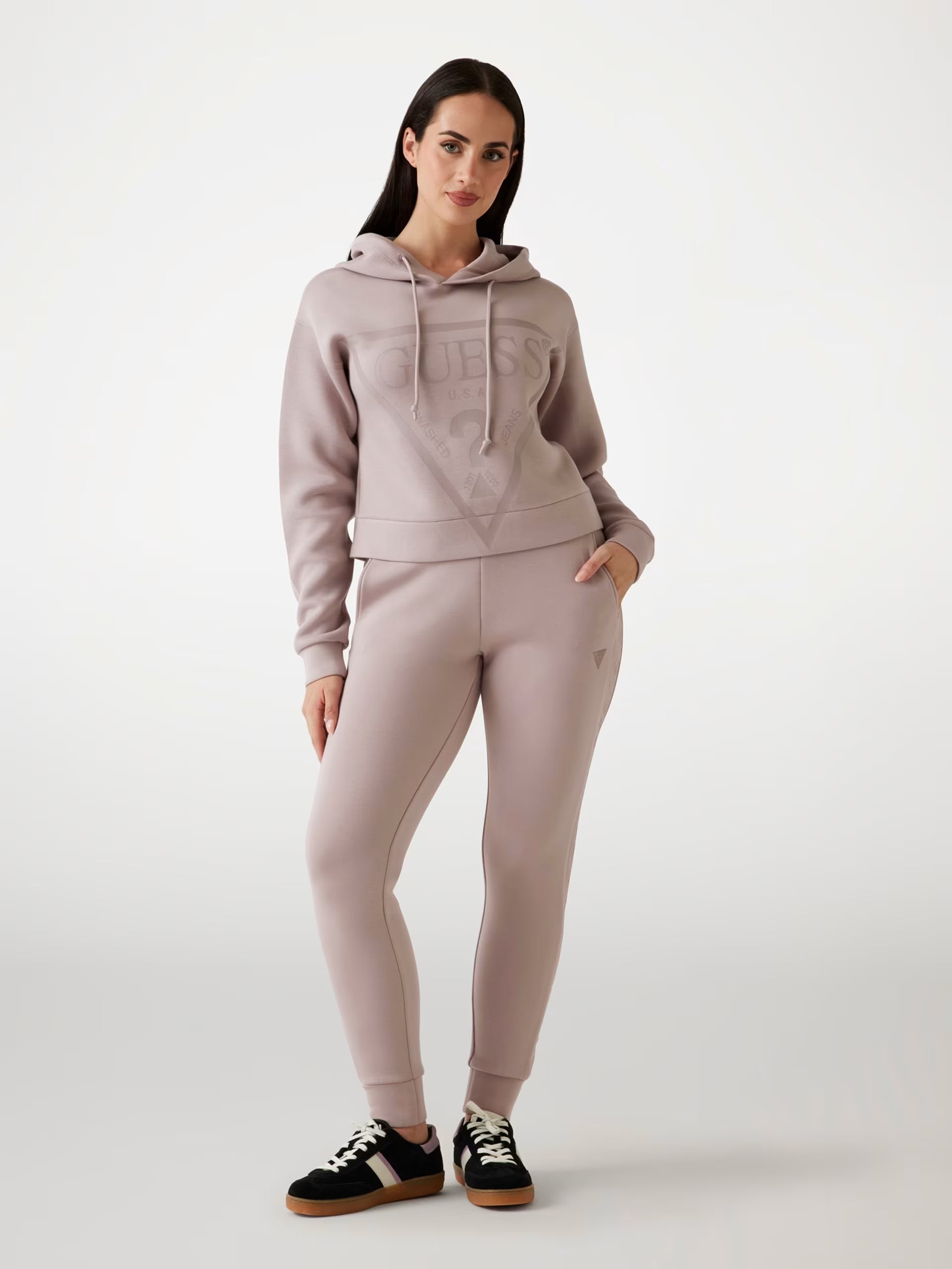 Felpa Guess - Felpa con cappuccio e logo