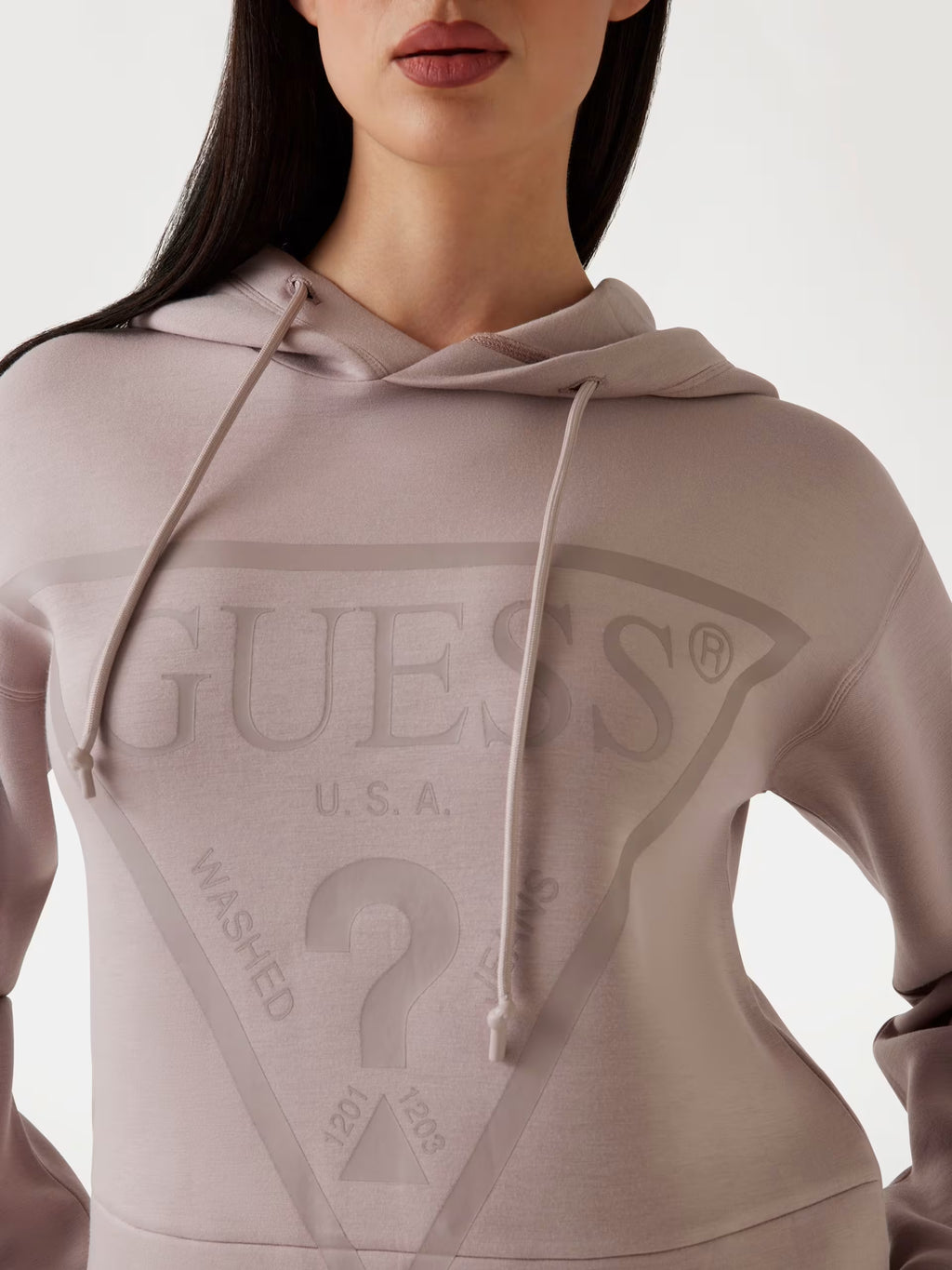 Felpa Guess - Felpa con cappuccio e logo