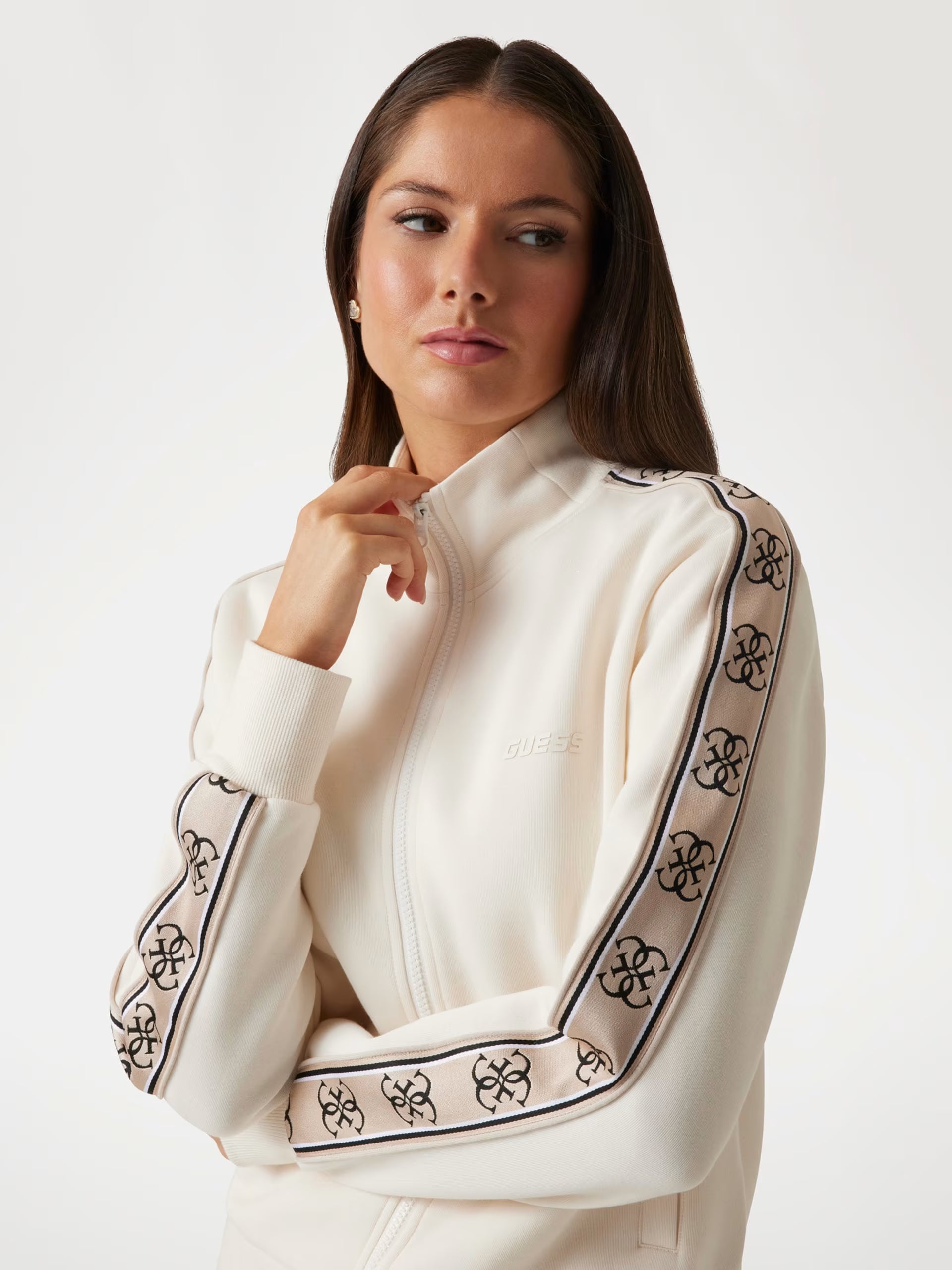 Guess - Felpa con banda logata laterale