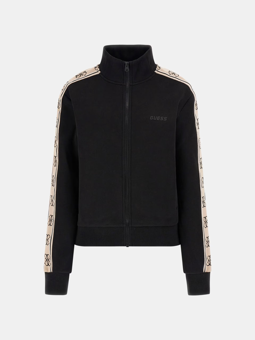 Felpa Guess - Felpa Con Banda Laterale Logata