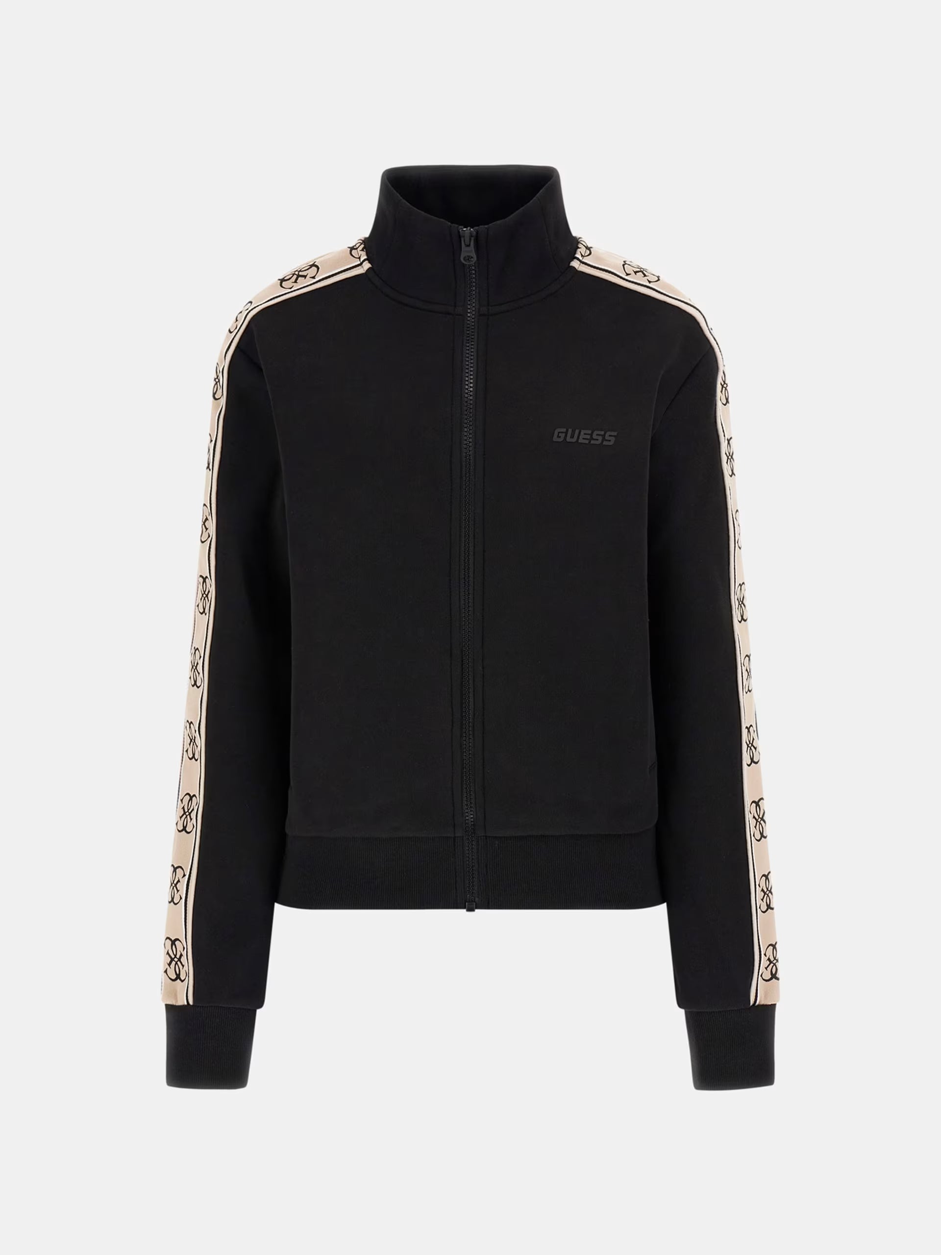 Felpa Guess - Felpa Con Banda Laterale Logata