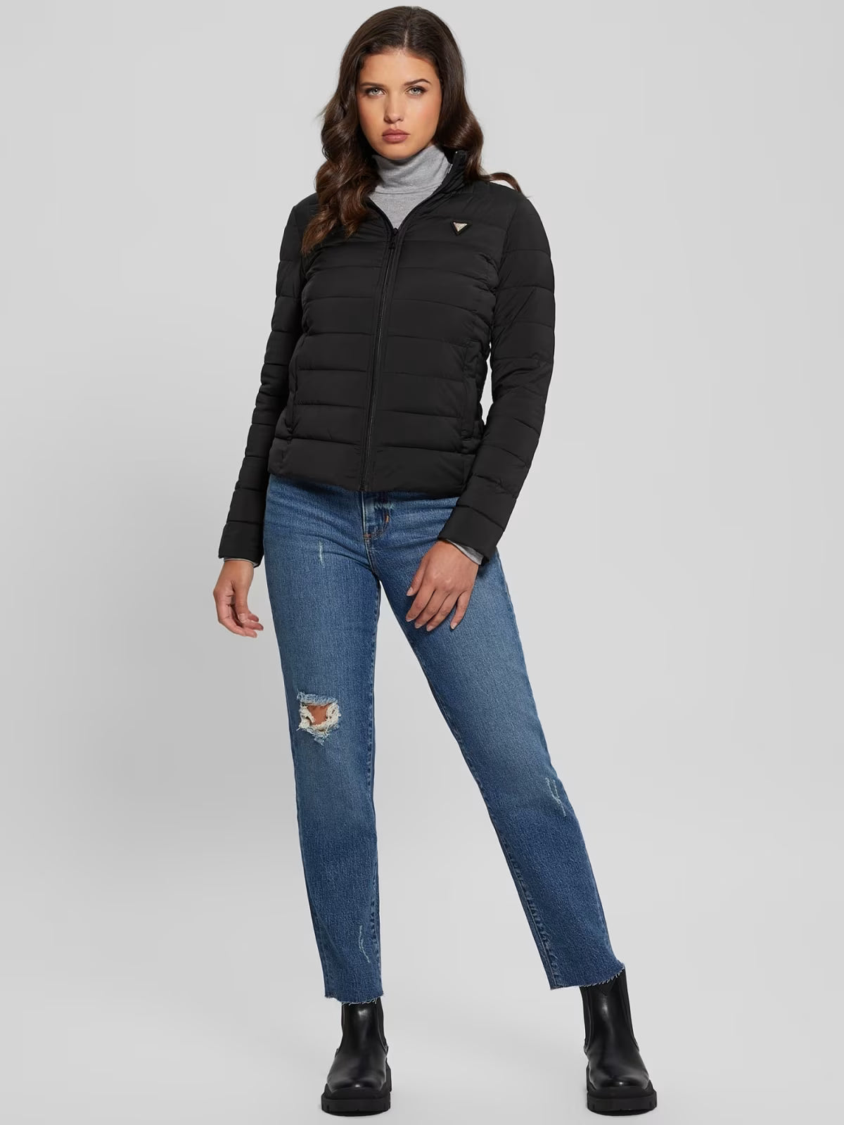 Giubbotto 100 gr Guess da Donna Nero – Stile Moderno e Comfort Premium