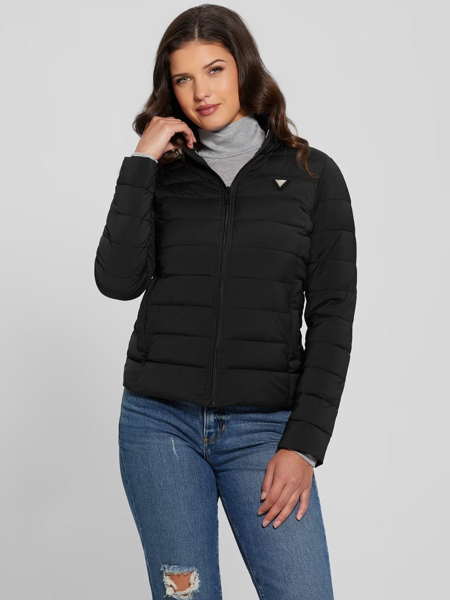 Giubbotto 100 gr Guess da Donna Nero – Stile Moderno e Comfort Premium — 3/4