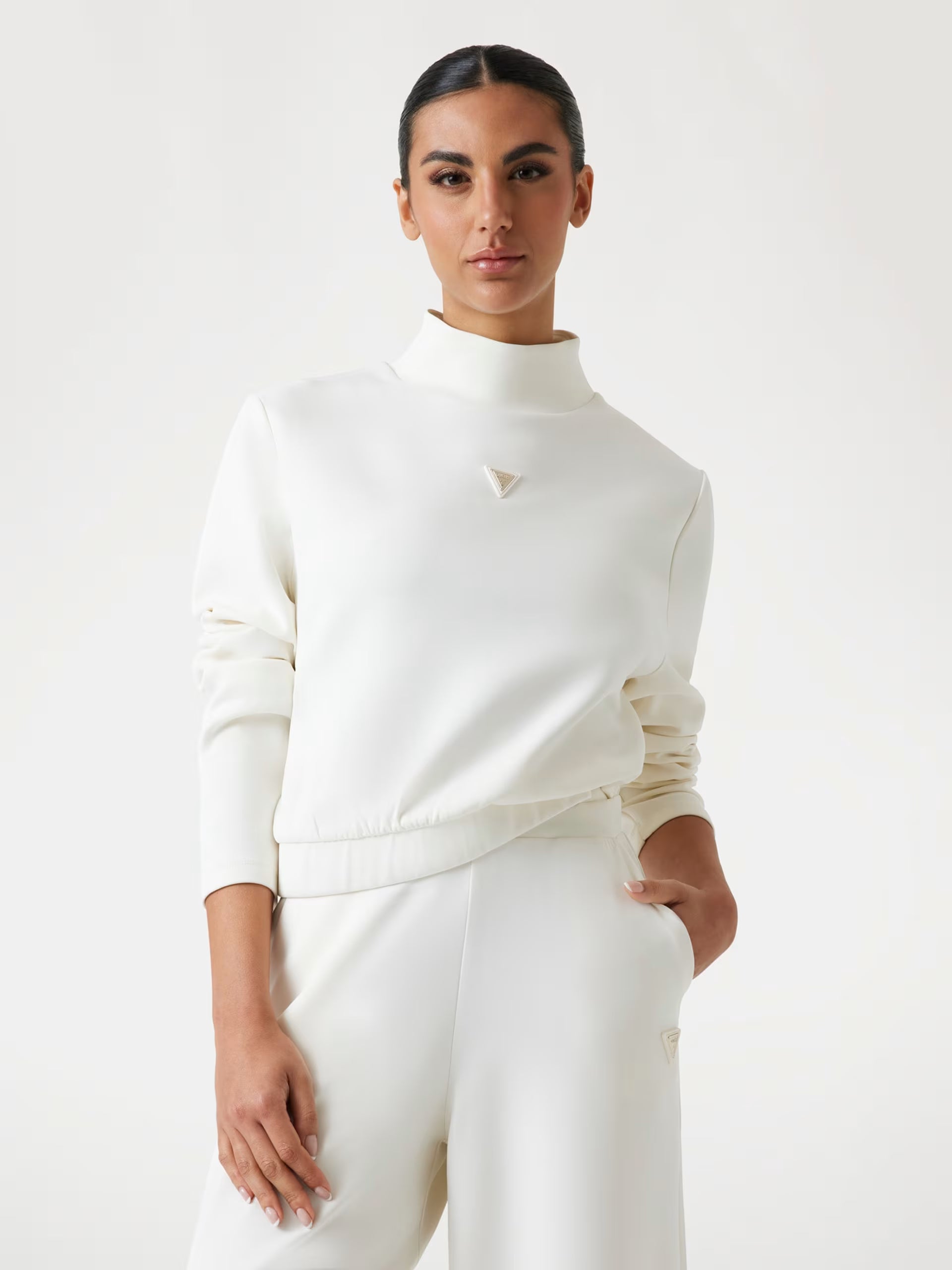 GUESS - Felpa collo alto