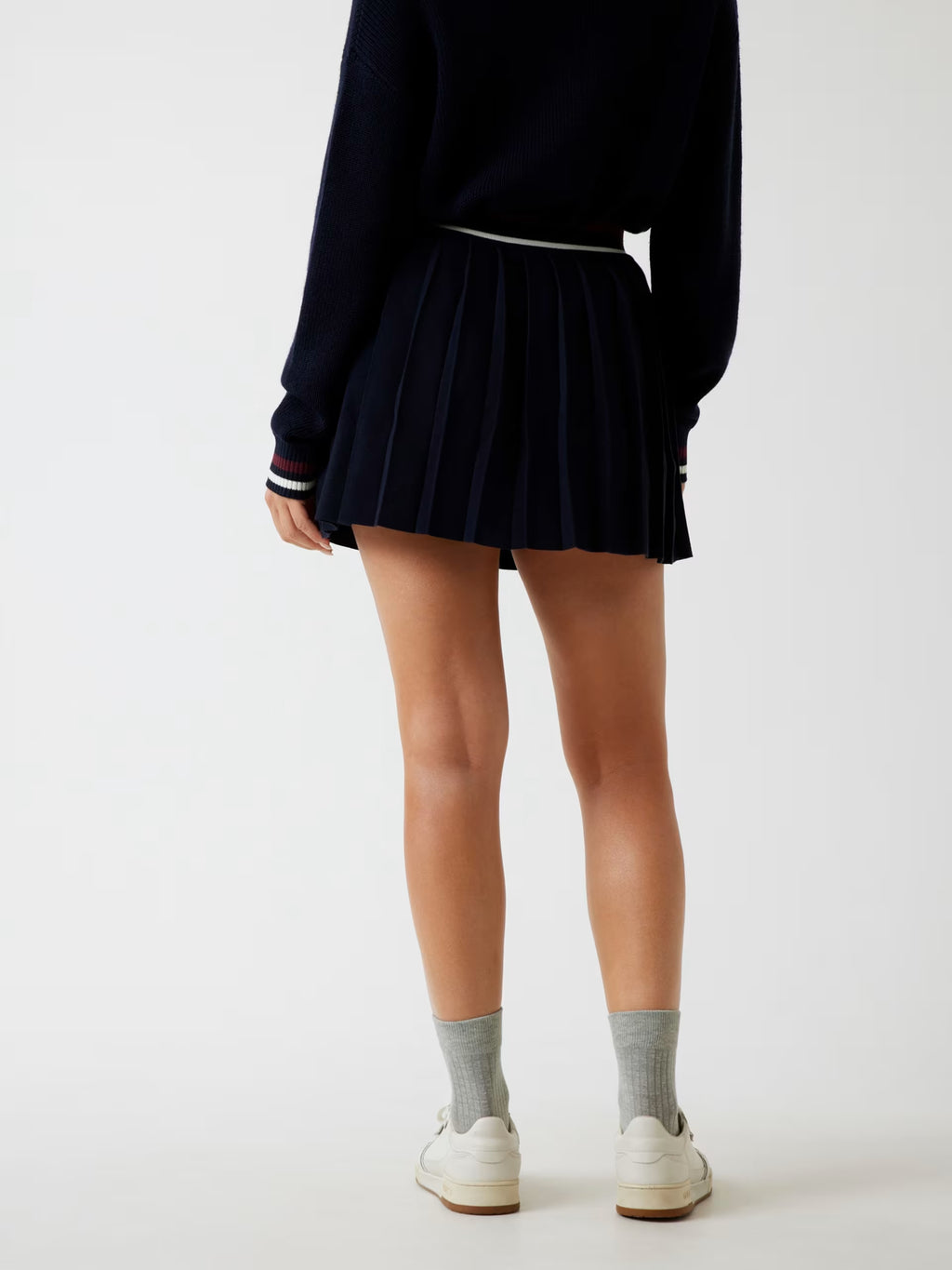 Guess - Minigonna plissettata misto lana