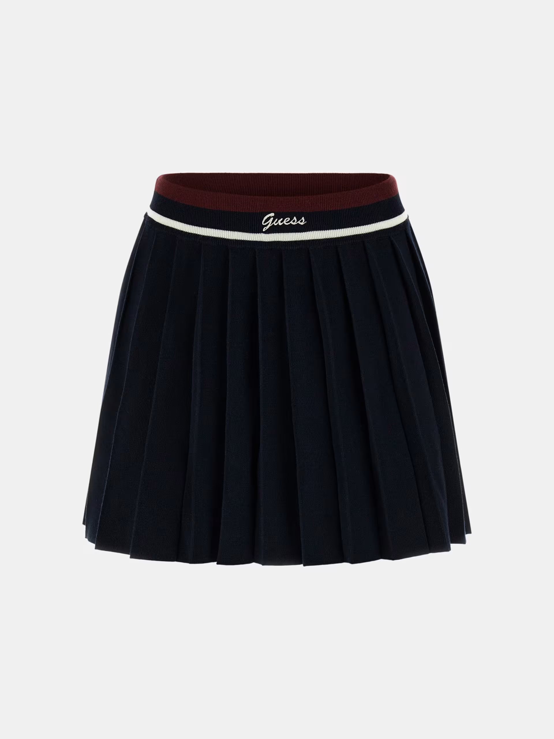 Guess - Minigonna plissettata misto lana