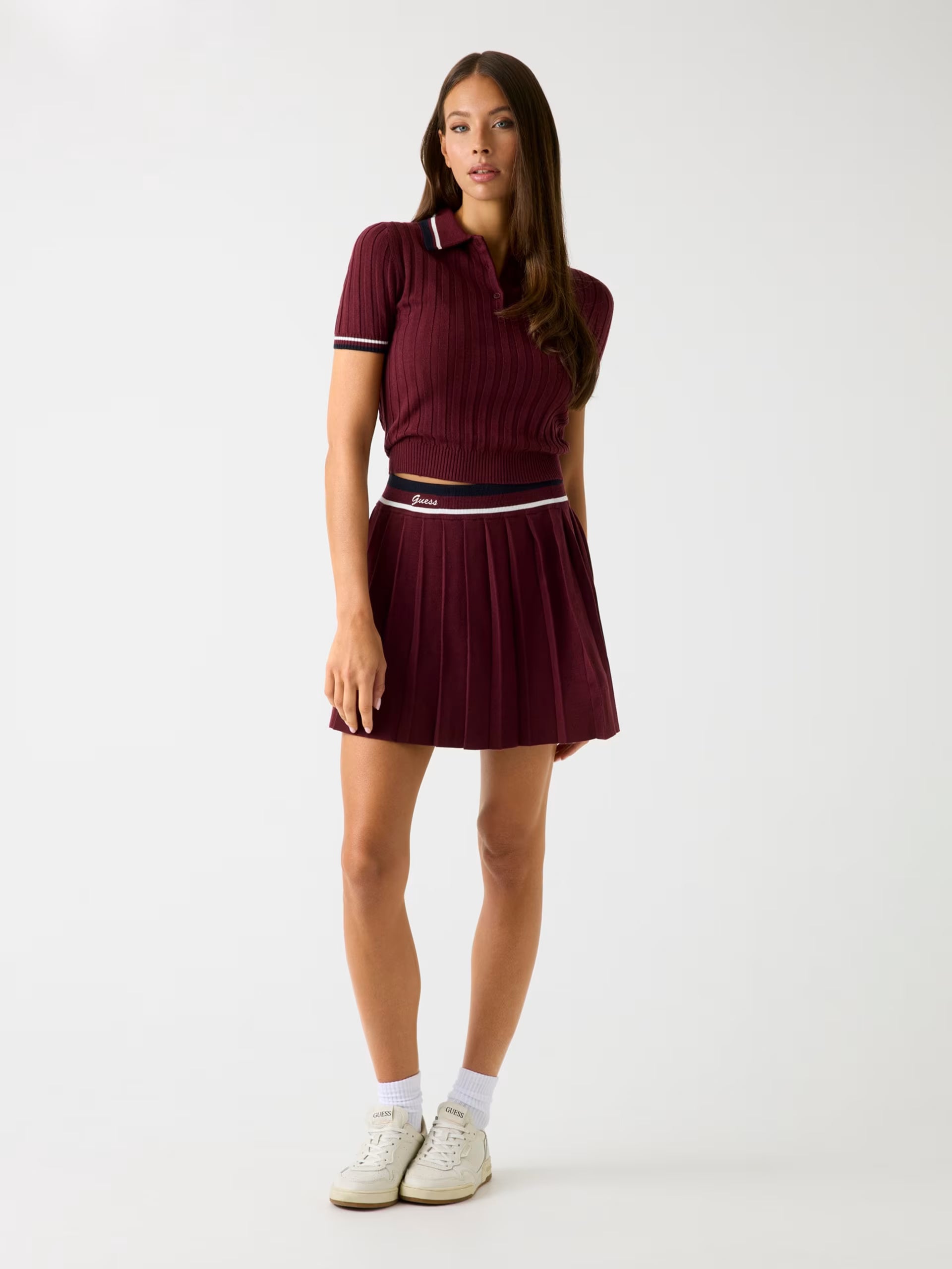 Gonna Guess - Minigonna Plissettata Misto Lana