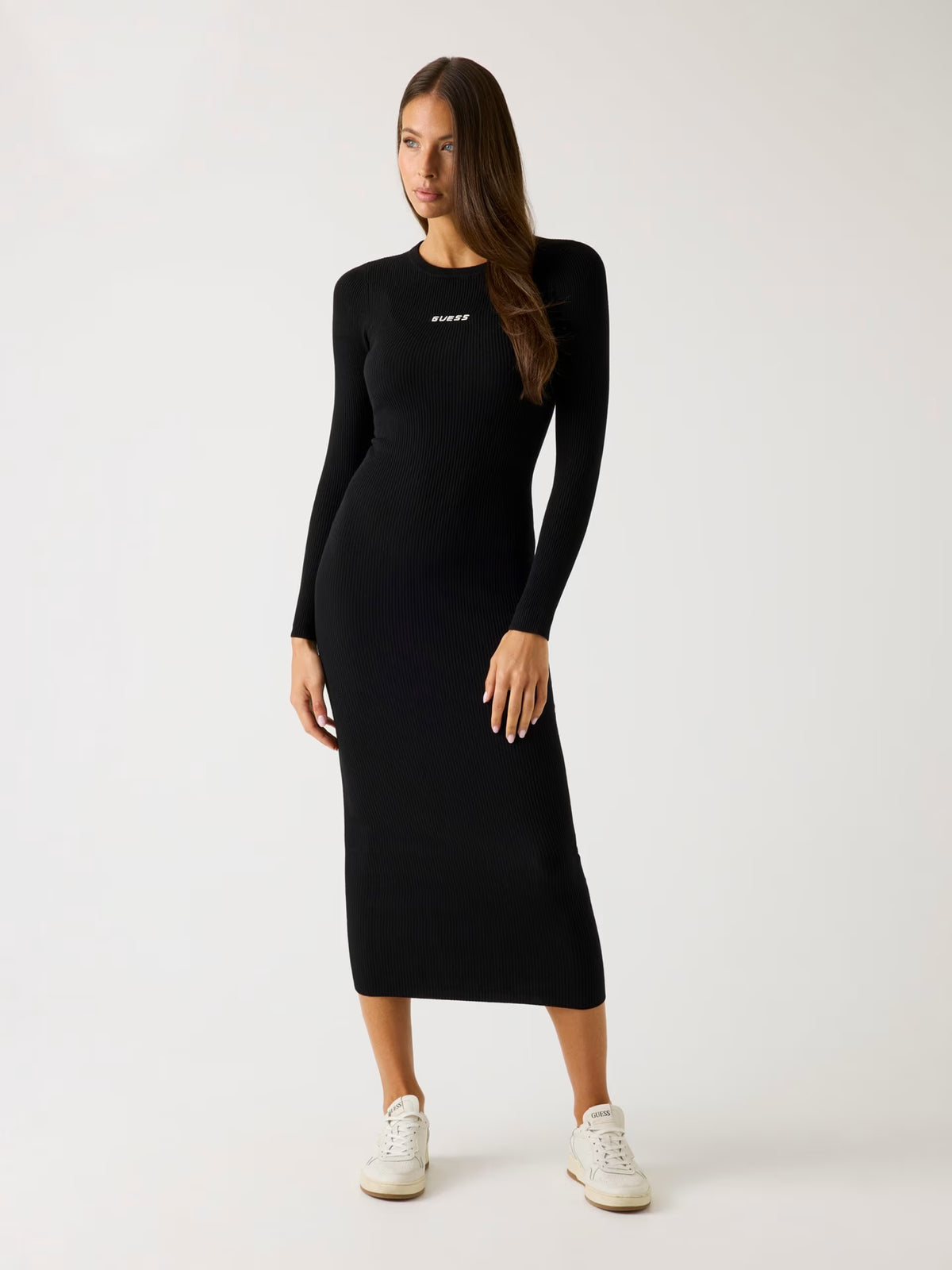 Guess - Vestito Bodycon Misto Lana