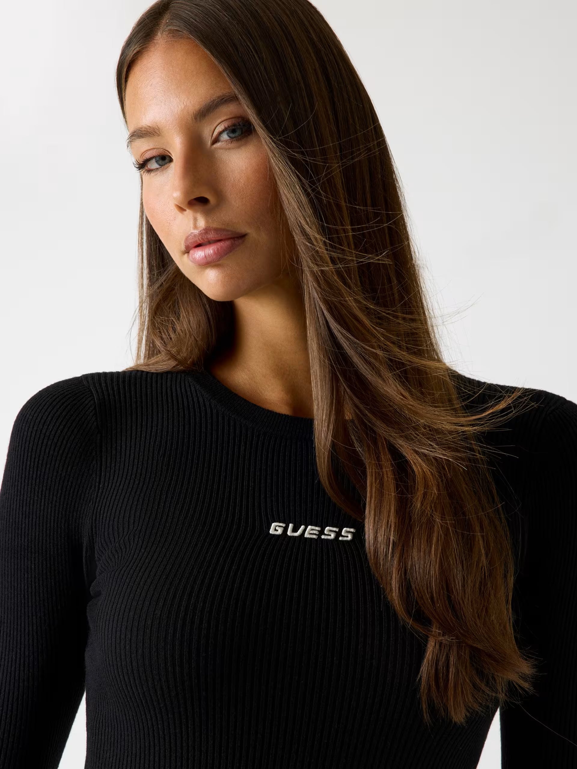 Guess - Vestito bodycon misto lana