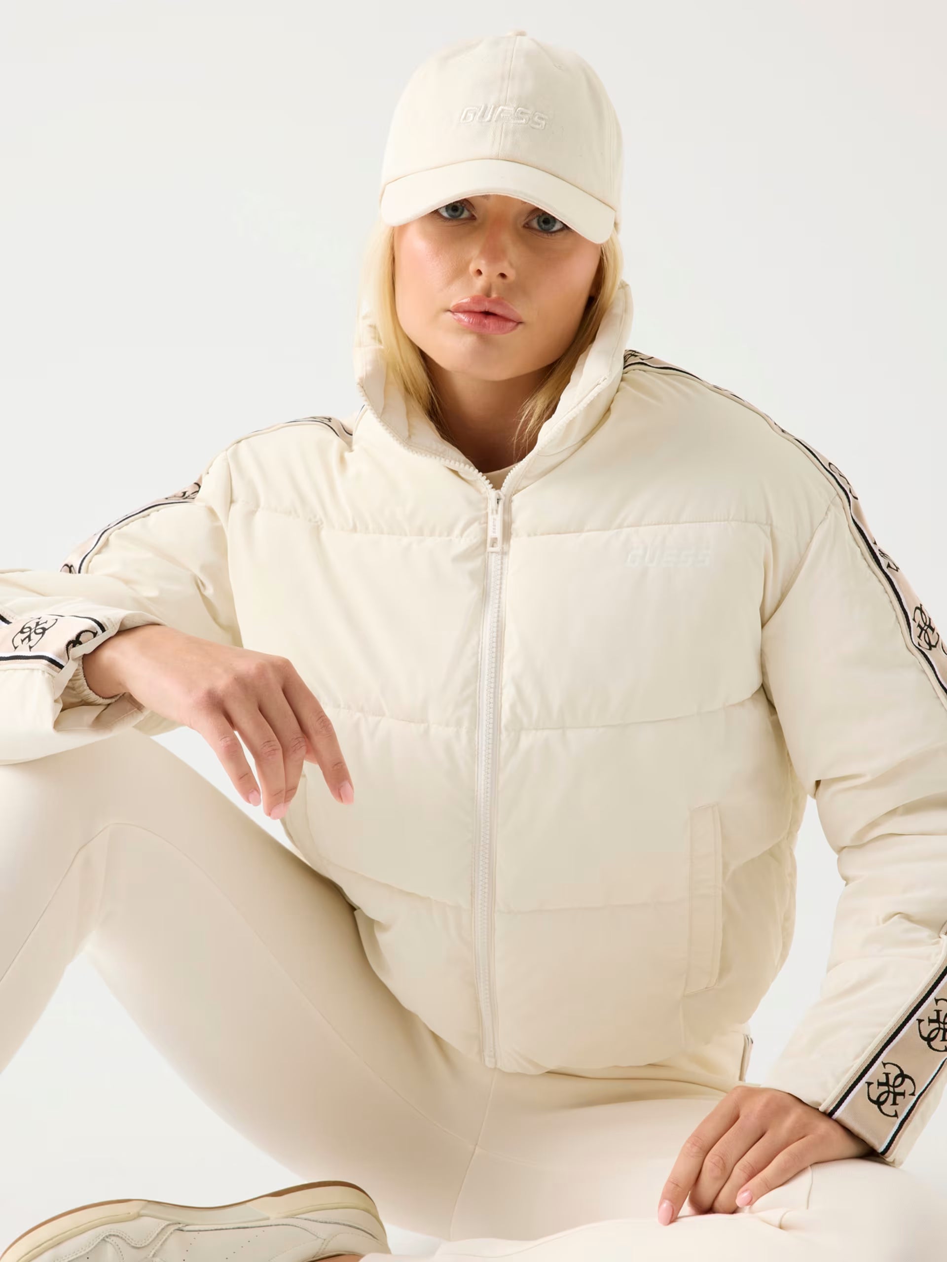 Giacca Guess - Giacca Piumino Collo Alto